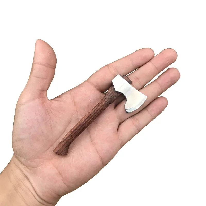 Bushcraft Knife Fixed - Stainless Steel Mini Sharp Axe Wood