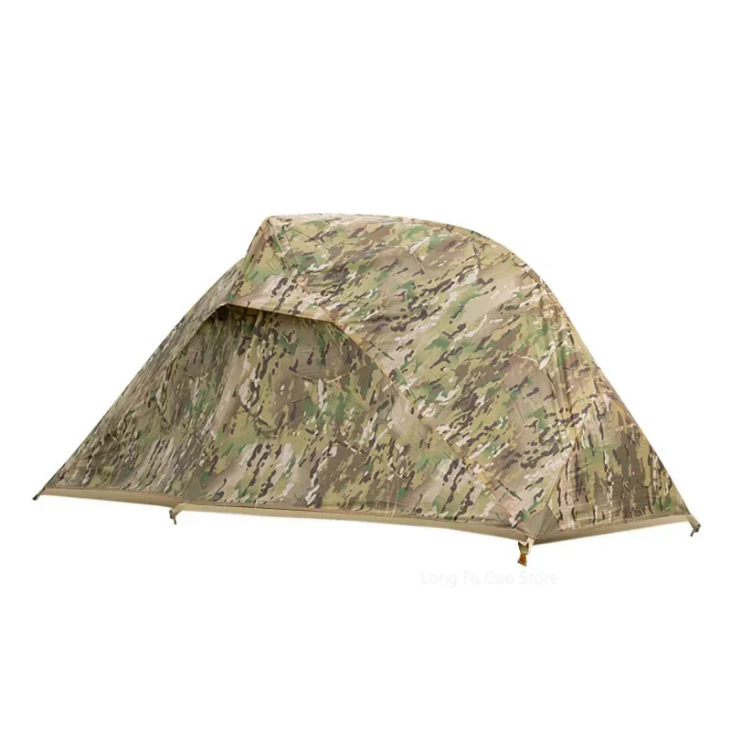 Emergency Mylar Tent - Outdoor Single Camouflage Tent Rainproof Sunscreen