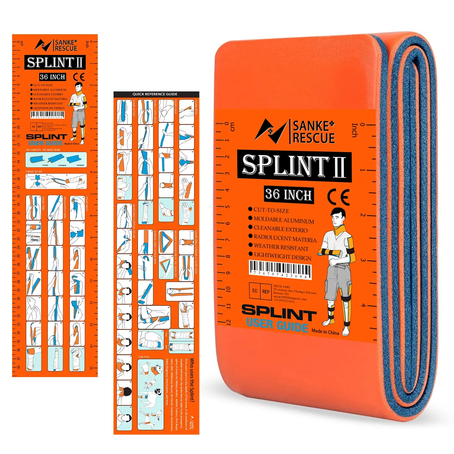 First Aid Splint 36/18'X4.3' S - огляд і ціна Bivy Bag Emergency