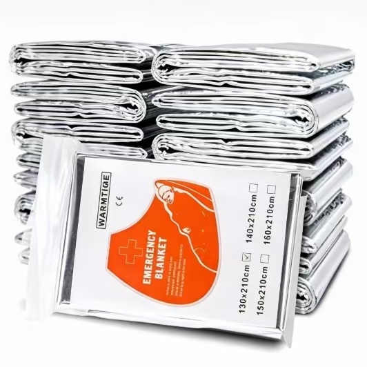 Mylar Thermal Emergency Blanke - огляд і ціна Emergency Mylar Tent